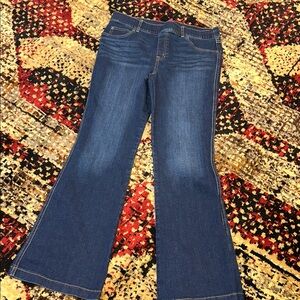 EUC Spanx XL pull on flare leg jean